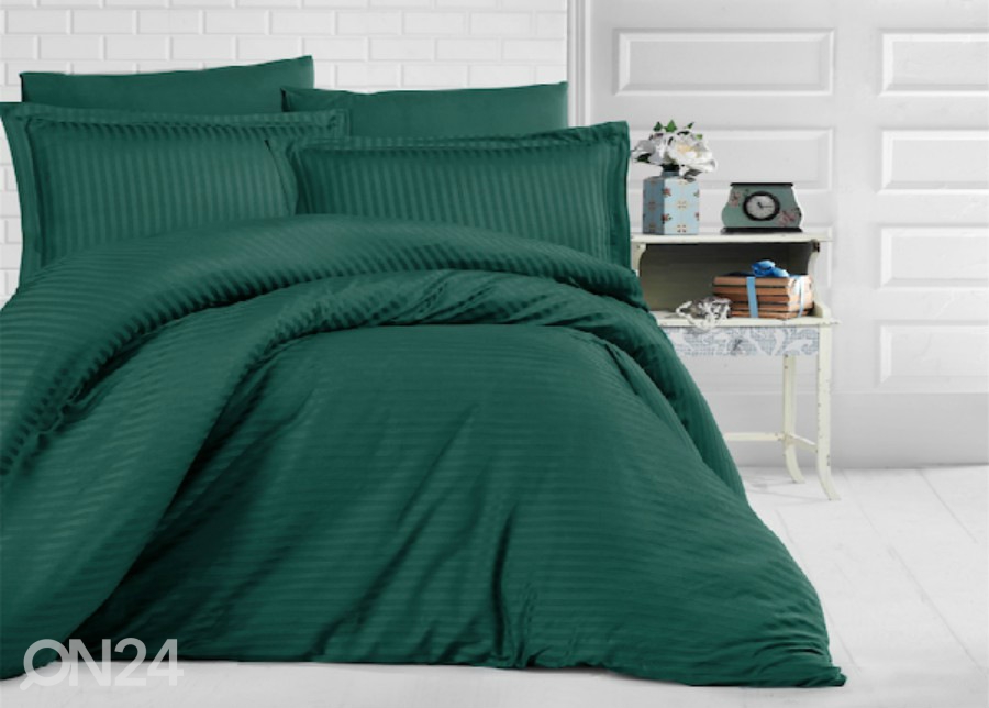 Комплект постельного белья из сатина Uni Green 200x220 см увеличить
