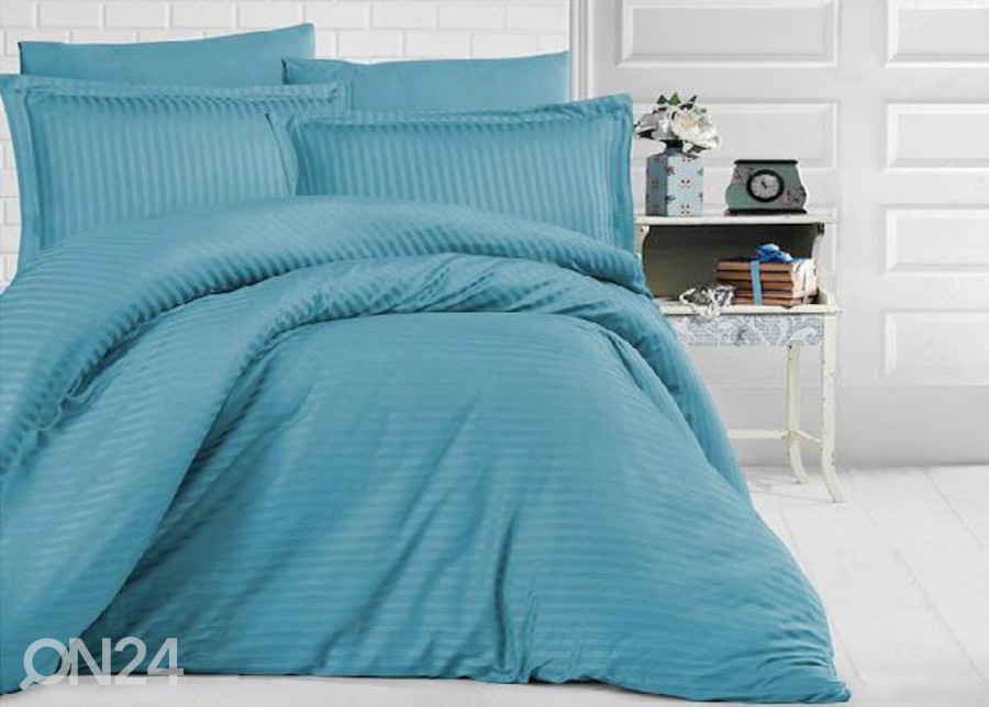 Комплект постельного белья из сатина Uni Sky Blue 200x220 см увеличить