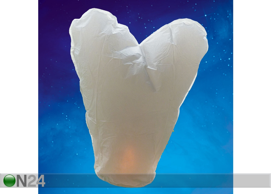 Комплект фонарей Белое Сердце 58x105 см, 10 шт увеличить