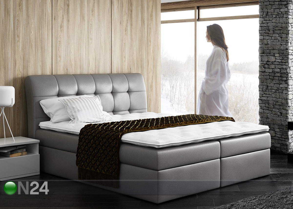 Континентальная кровать с двумя ящиками 120x200 cm увеличить
