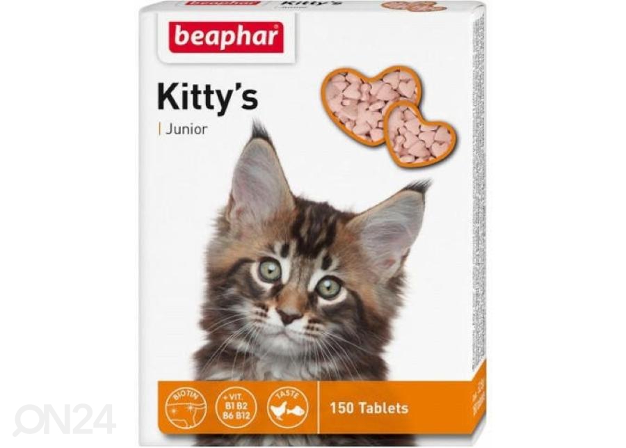 Кормовая добавка Beaphar Kittys Junior N150 увеличить