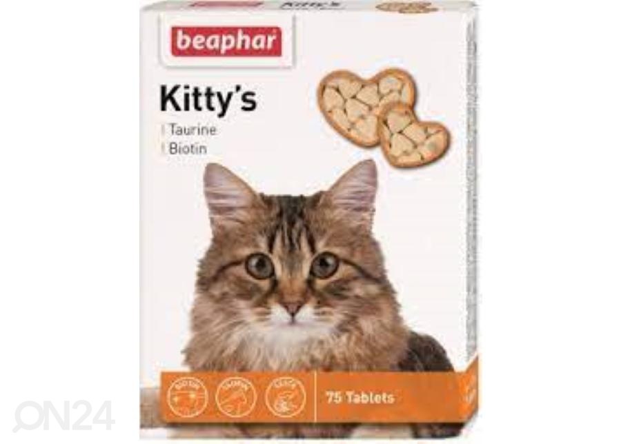 Кормовая добавка Beaphar KittysTaur/Биотин N75 увеличить