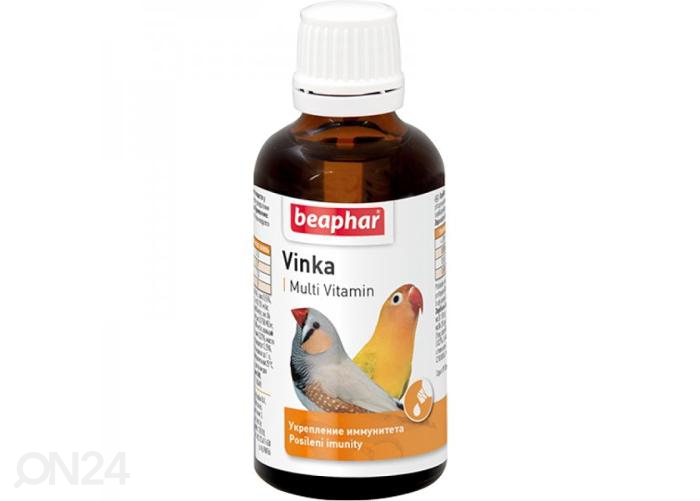 Кормовая добавка для птиц в клетках Beaphar Vinka Bird Vitamin 50 мл увеличить