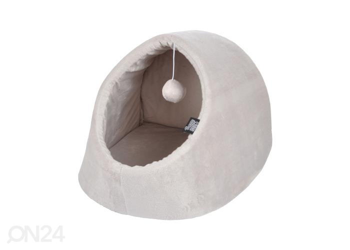 Кошачье гнездо с игрушкой 35x38x26 см, светло-бежевое увеличить