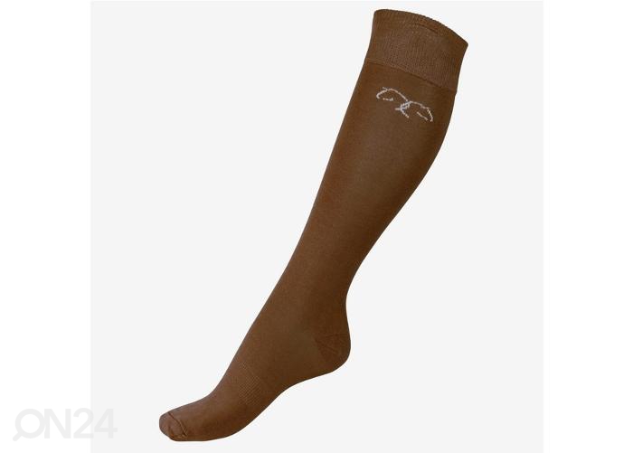 Красивые мягкие носки для наездника bamboo 42-46 коричневый цвет увеличить