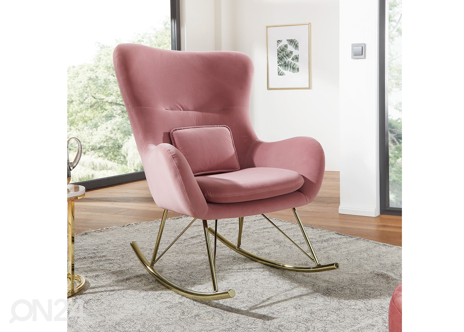 Кресло-качалка Samt, розовый увеличить