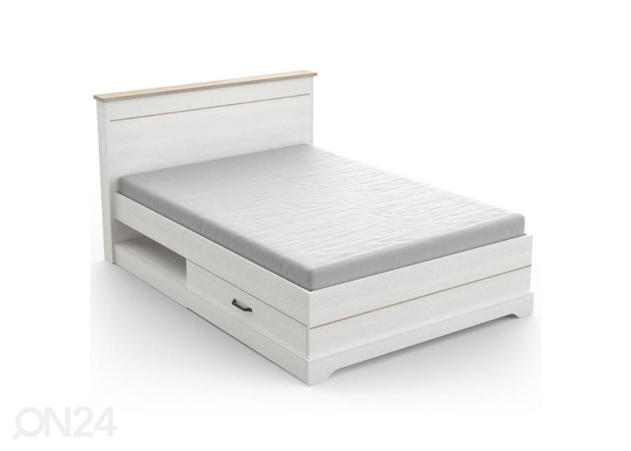 Кровать Cottage 160x200 cm, кронберг/белый увеличить