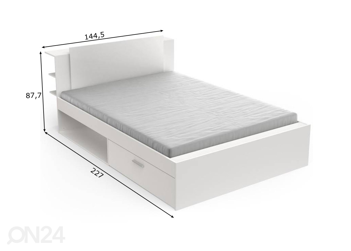 Кровать Life с ящиками 140x190/200 cm увеличить размеры