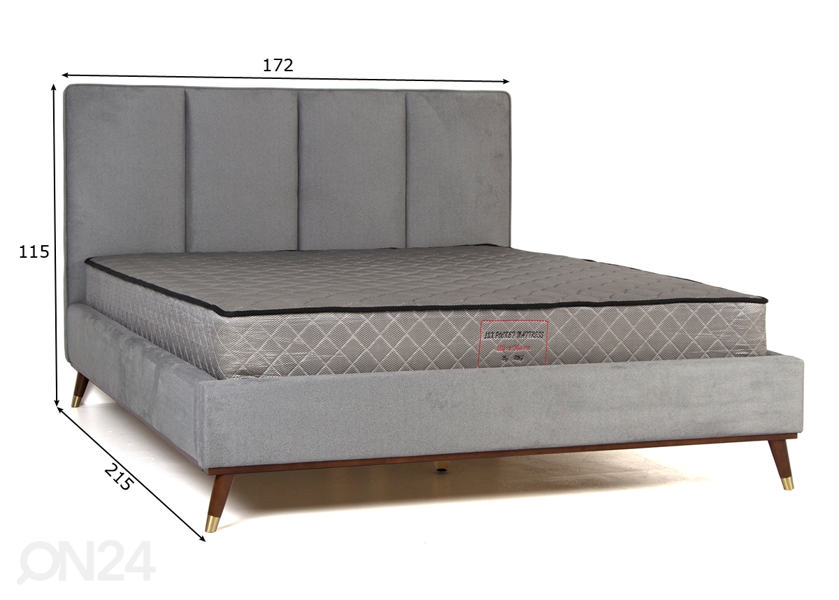 Кровать Margaret 160x200 cm увеличить размеры