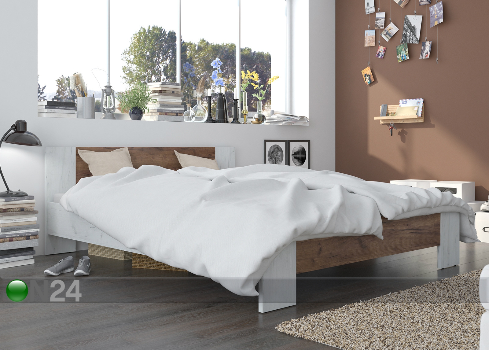 Кровать Vega 160x200 cm + матрас Prime Standard Bonell увеличить