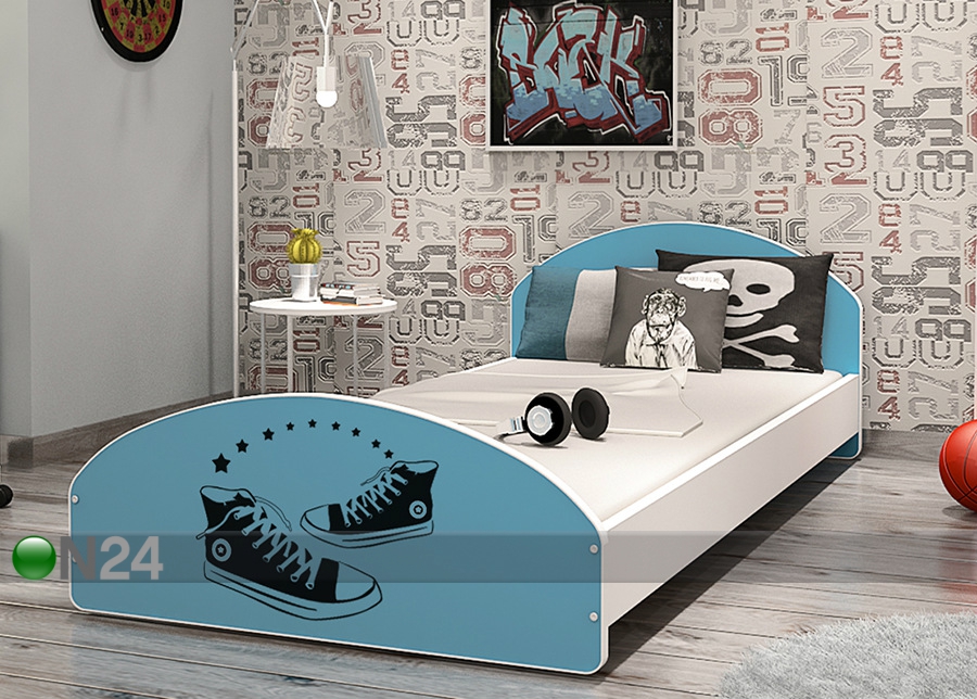 Кровать для подростков 90x200 cm + матрас увеличить