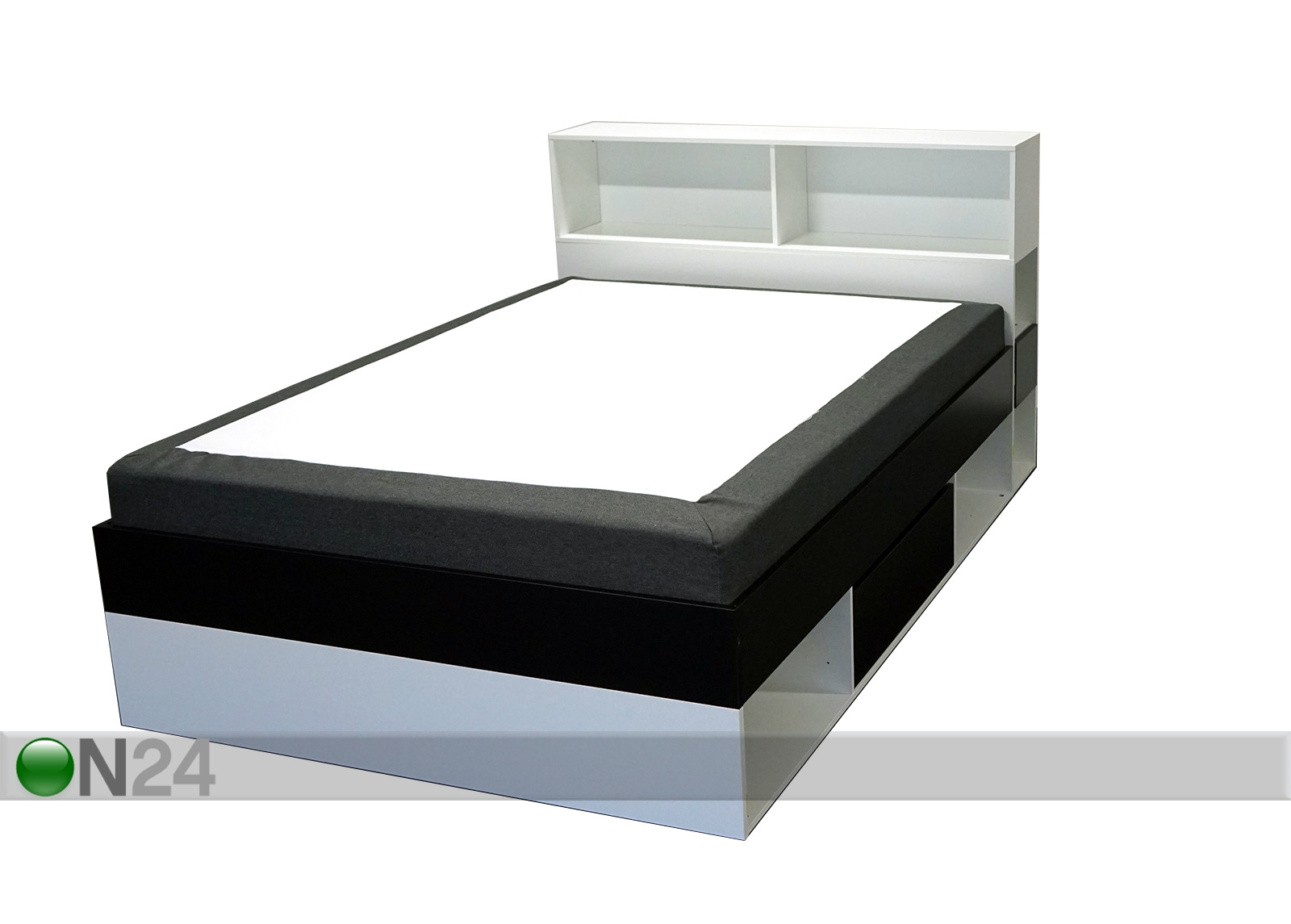 Кровать с ящиками + матрас с рамой 140x190 cm увеличить
