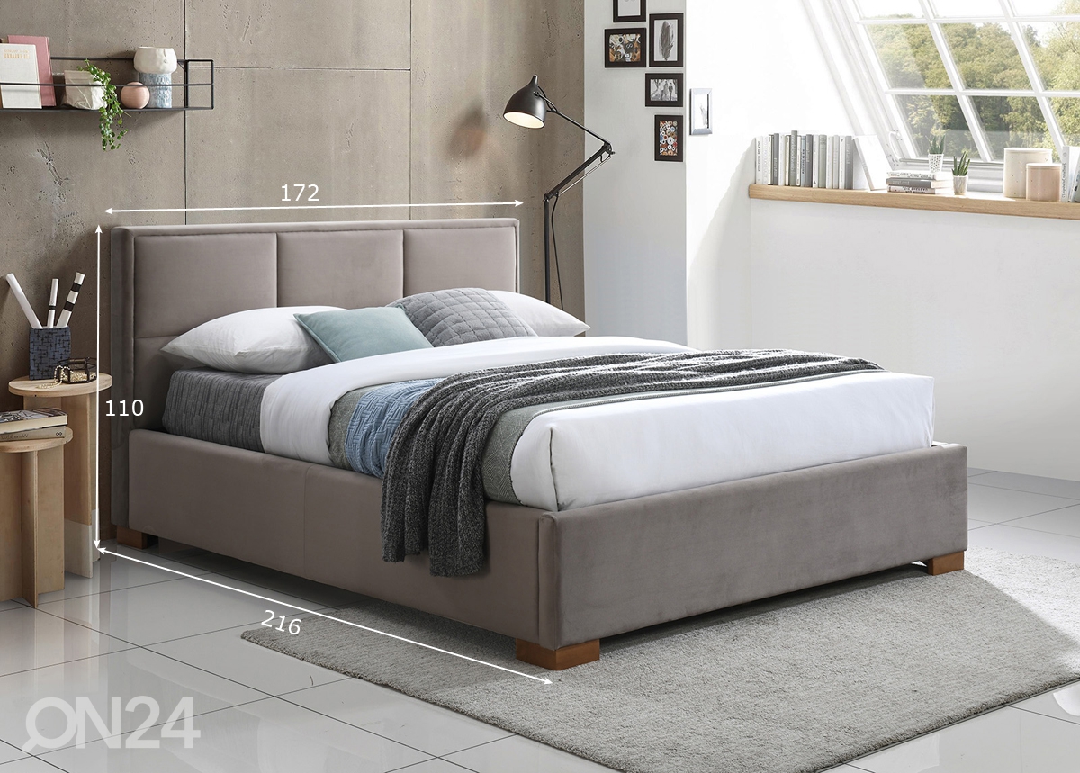 Кровать с ящиком Enna 160x200 cm увеличить размеры