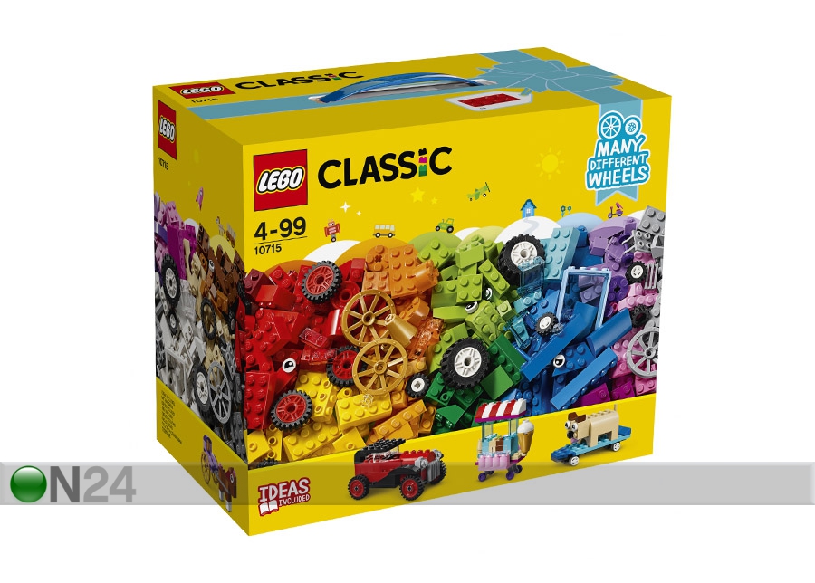 Кубики и колеса LEGO® Classic увеличить