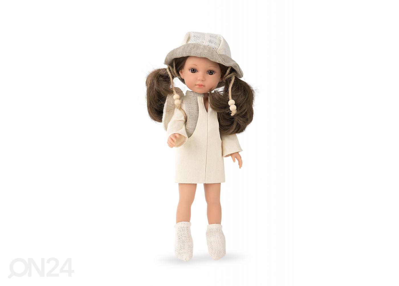 Кукла в льняной одежде Carole Arias 36 см увеличить