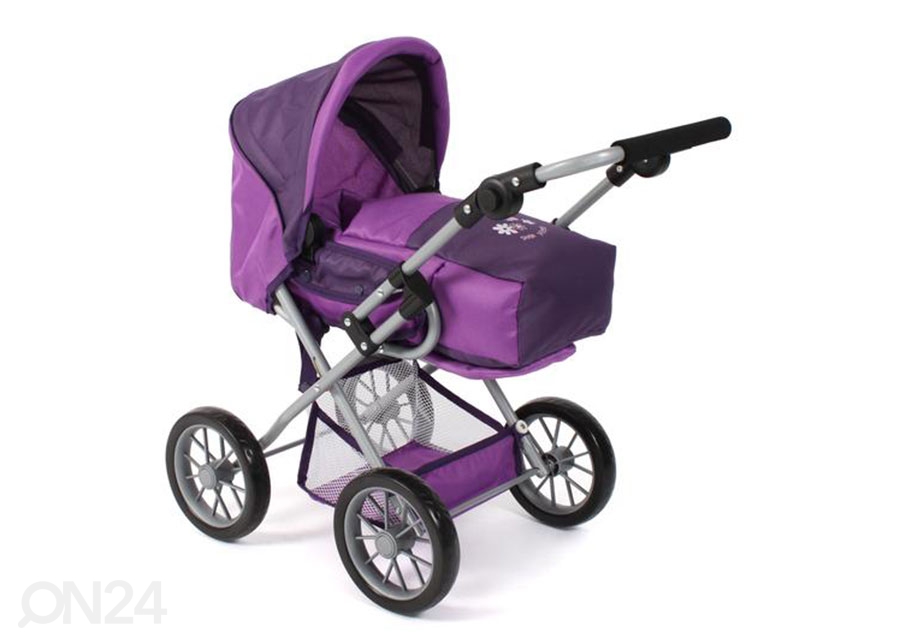 Кукольная коляска Leni, фиолетовая увеличить
