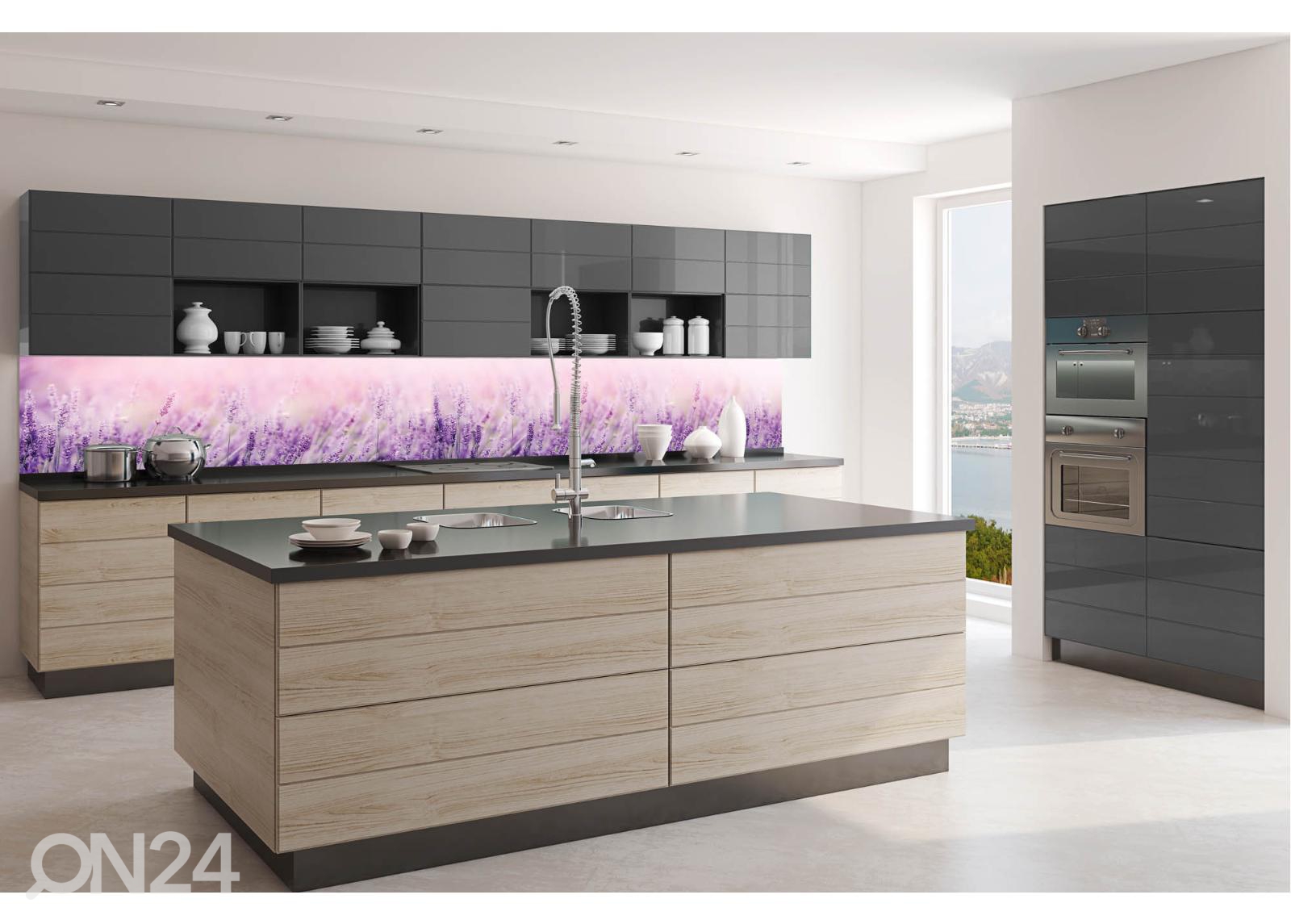 Кухонный фартук Lavender 180x60 см увеличить
