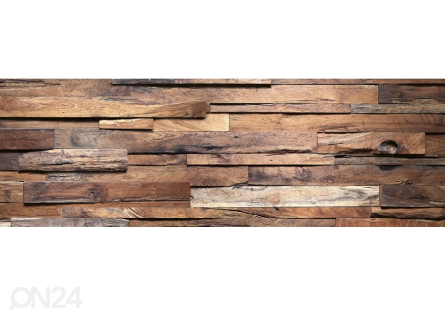 Кухонный фартук Wooden wall 350x60 см увеличить