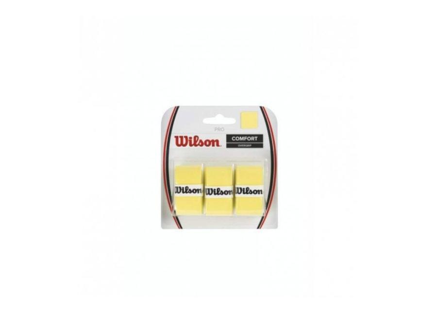 Лента для ручки теннисной ракетки Wilson Pro Overgrip 3 шт желтые увеличить