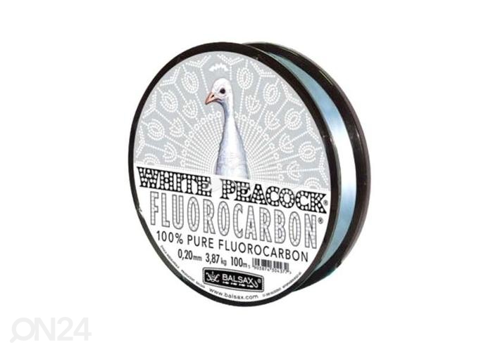 Леска Fluorocarbon Balsax Peacock белая, 100 м x 0,45 мм увеличить