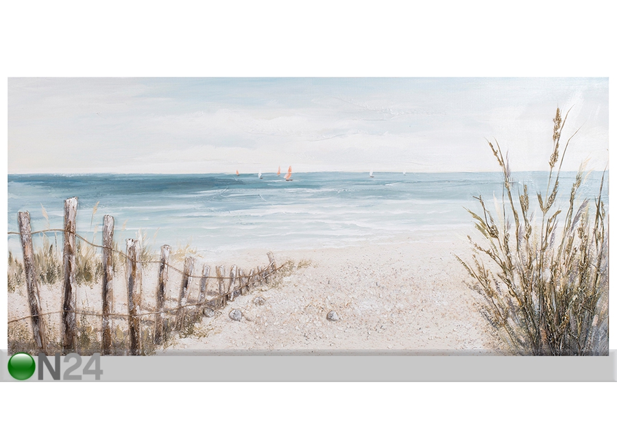 Масляная картина Морское побережье 70x140 cm увеличить