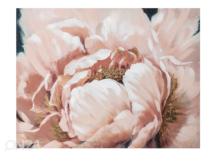 Масляная картина Розовый цветок 75х100 см увеличить