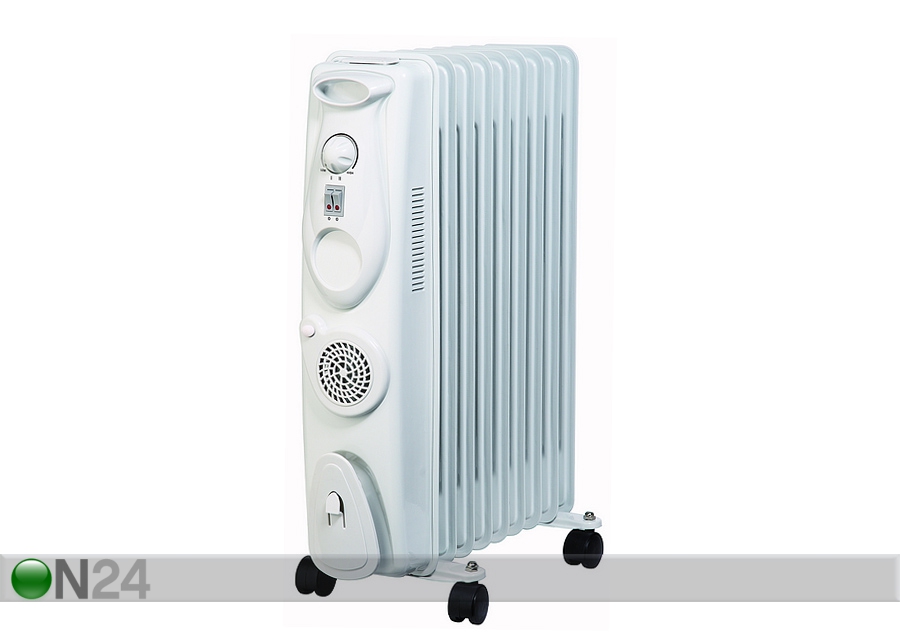 Масляный радиатор Gils 2000 Вт + тепловентилятор + 400 Вт увеличить