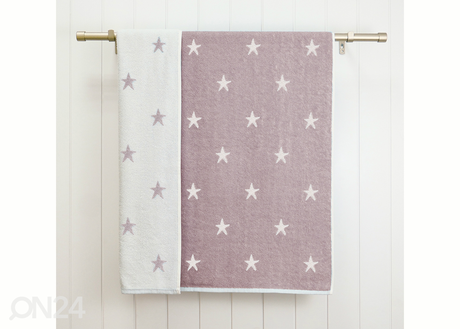 Махровое полотенце Stars 70x120 cm, лиловый увеличить