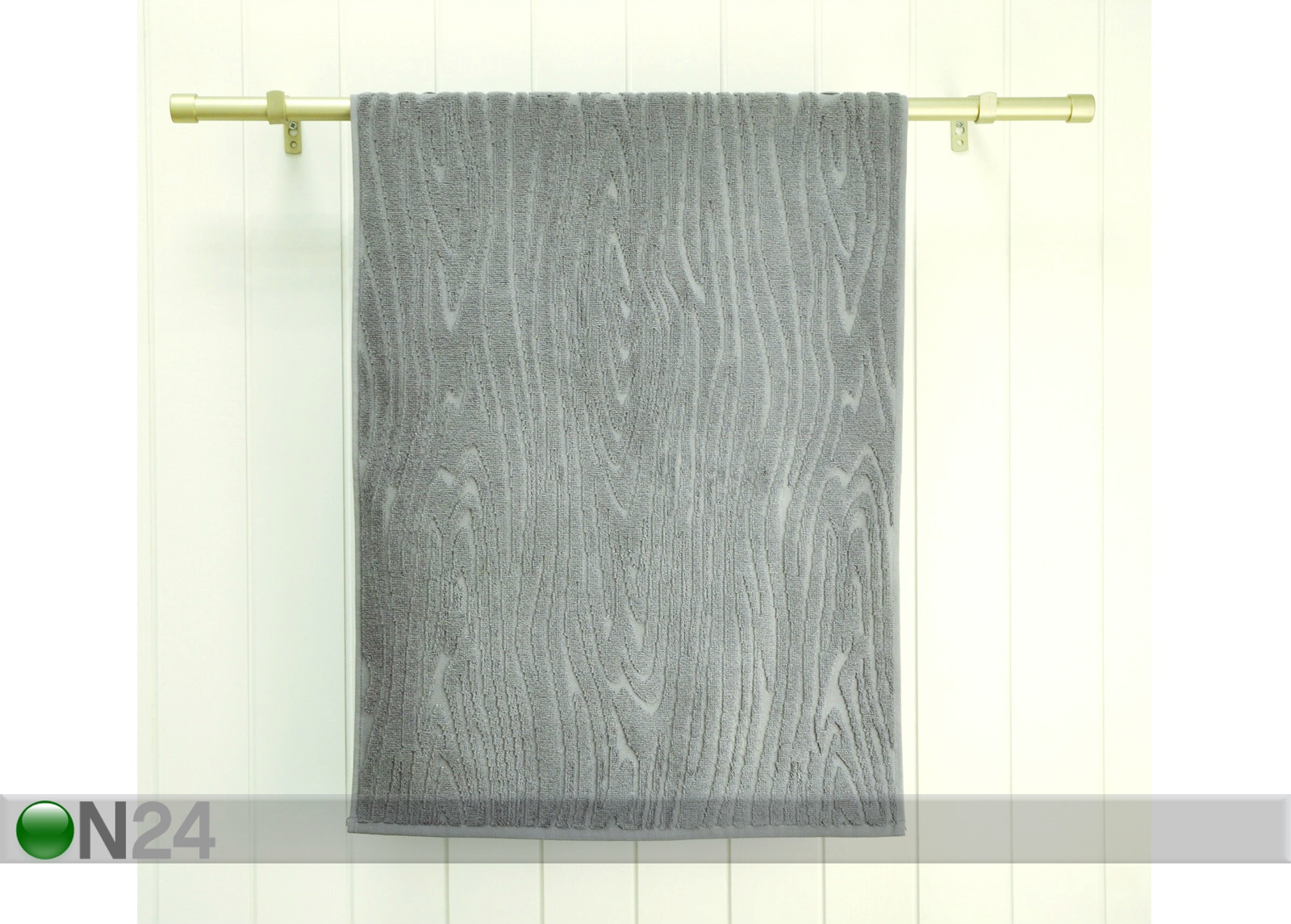 Махровое полотенце Wood, серый 48x90 cm увеличить