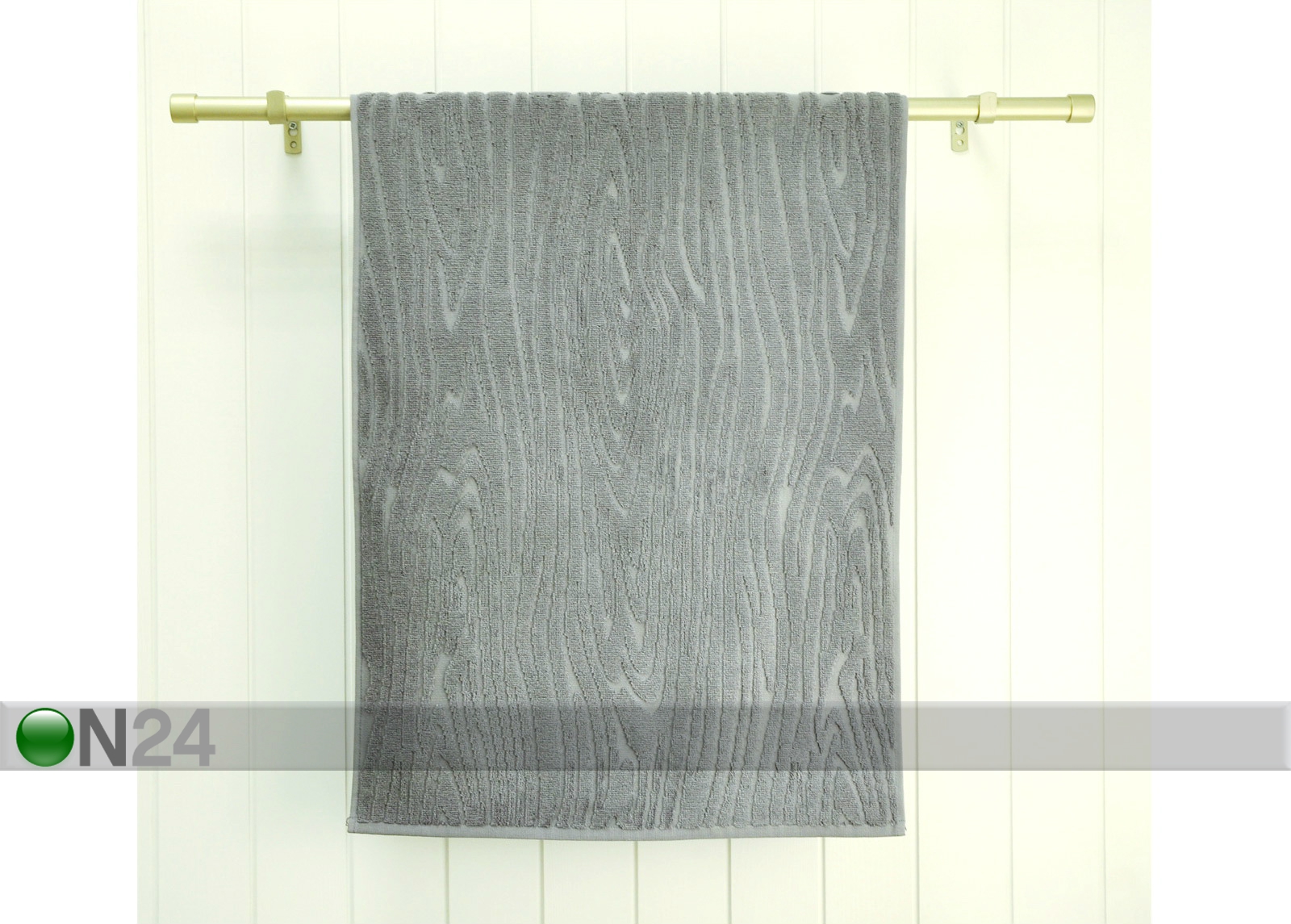 Махровое полотенце Wood, серый 70x140 cm увеличить