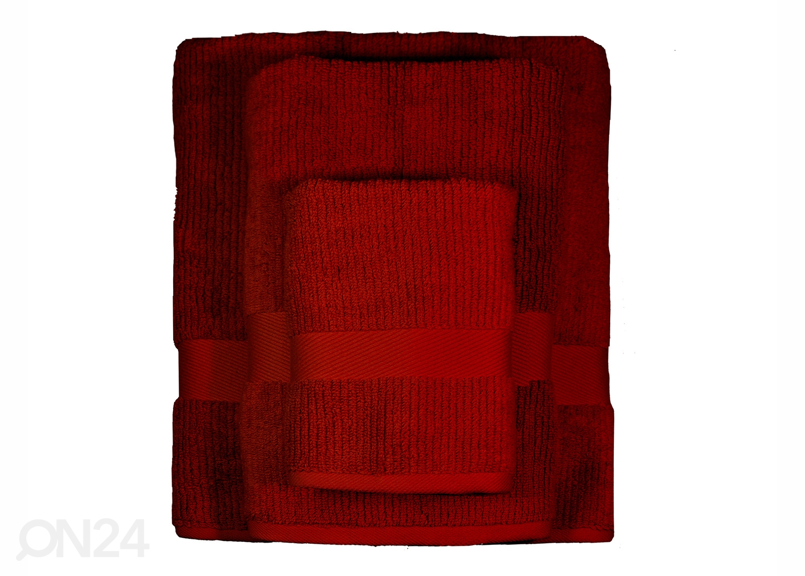 Махровые полотенца Frida винно-красный 33x50 cm, 2 шт увеличить