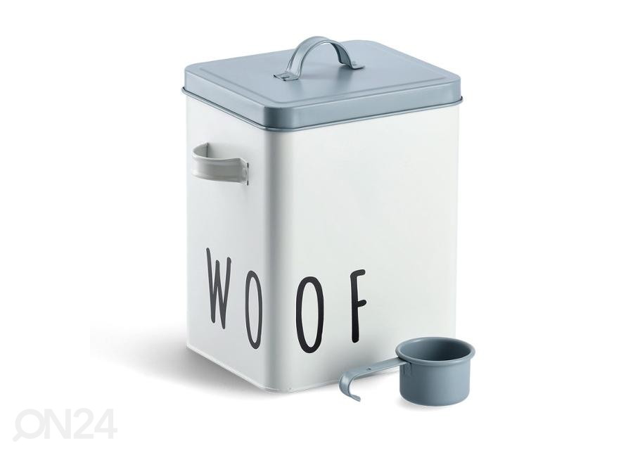 Металлическая коробка для хранения Woof, белый/синий увеличить