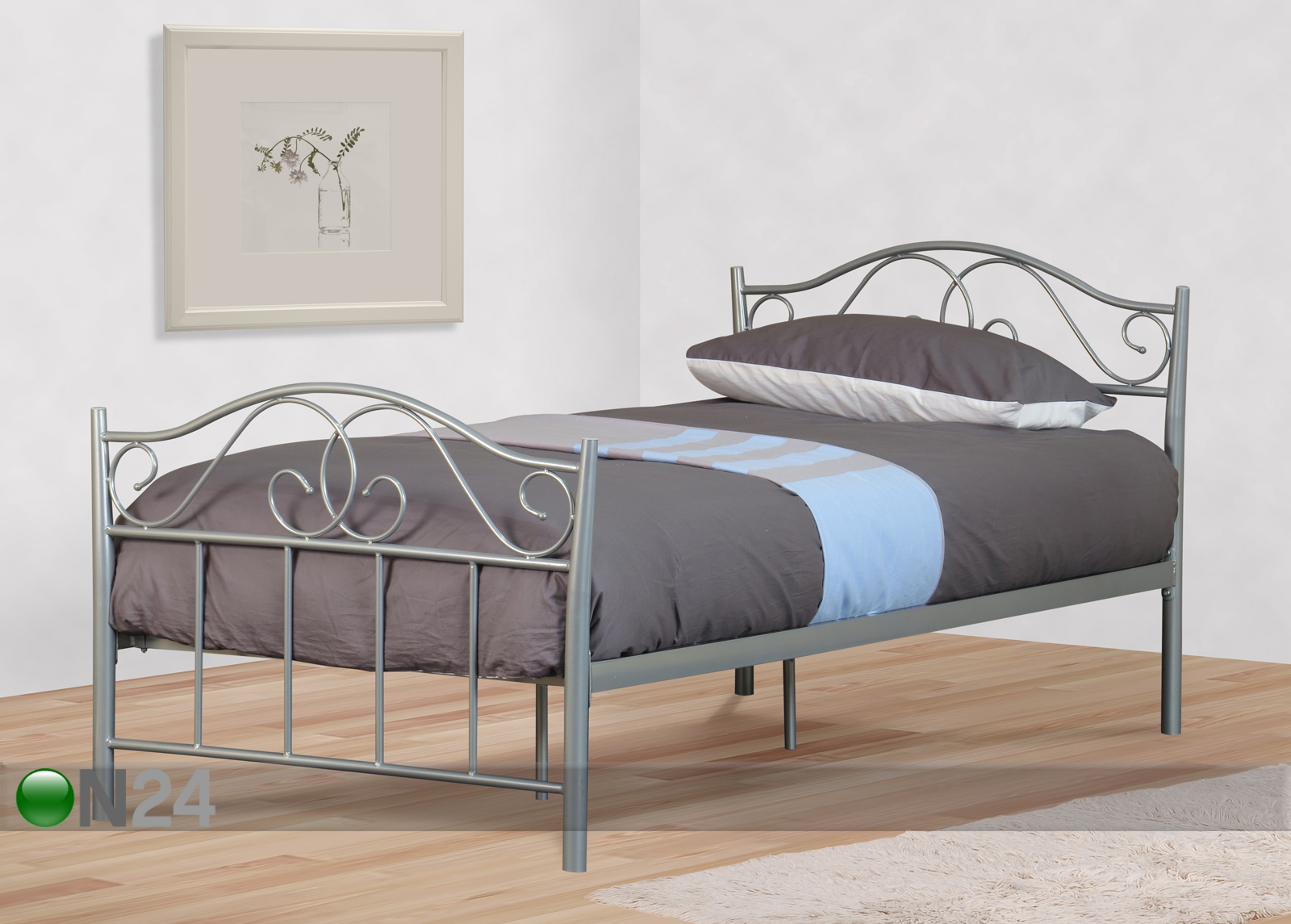Металлическая кровать Alexandra 90x200 cm увеличить