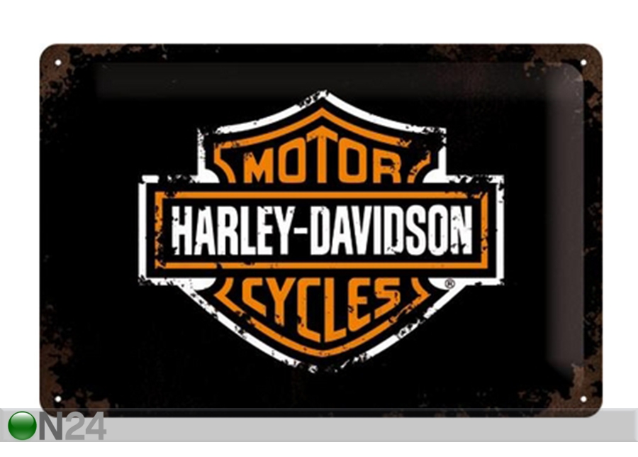 Металлический постер Harley-Davidson logo 20x30 см увеличить
