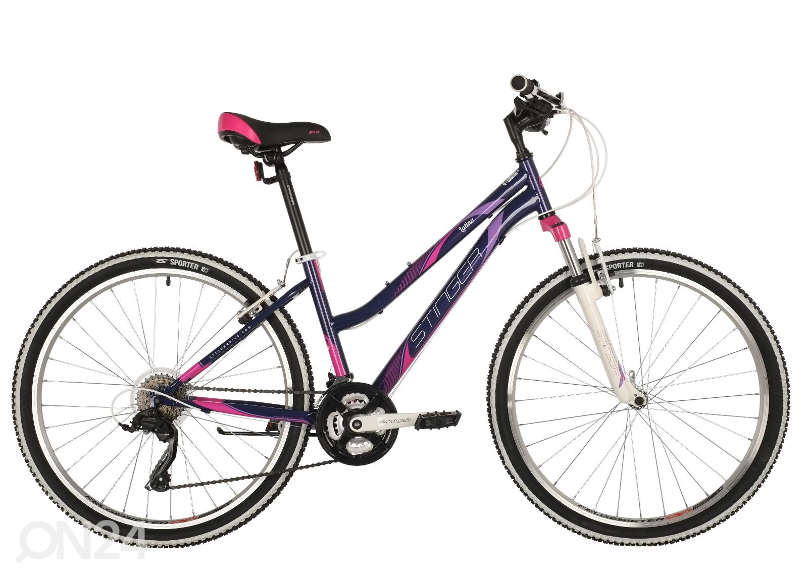 Молодежный велосипед 26 "Latina Stinger 15" фиолетовый увеличить