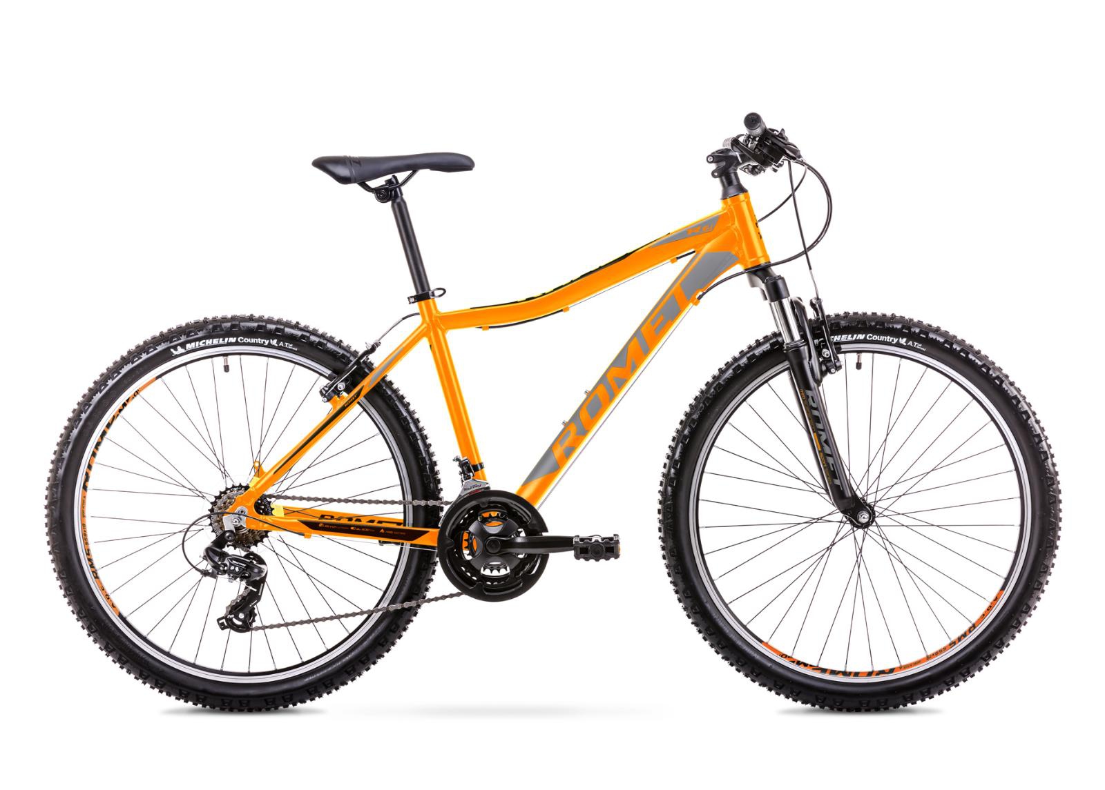 Молодежный горный велосипед 15 S Rower ROMET RAMBLER R6.1 JR оранжевый увеличить