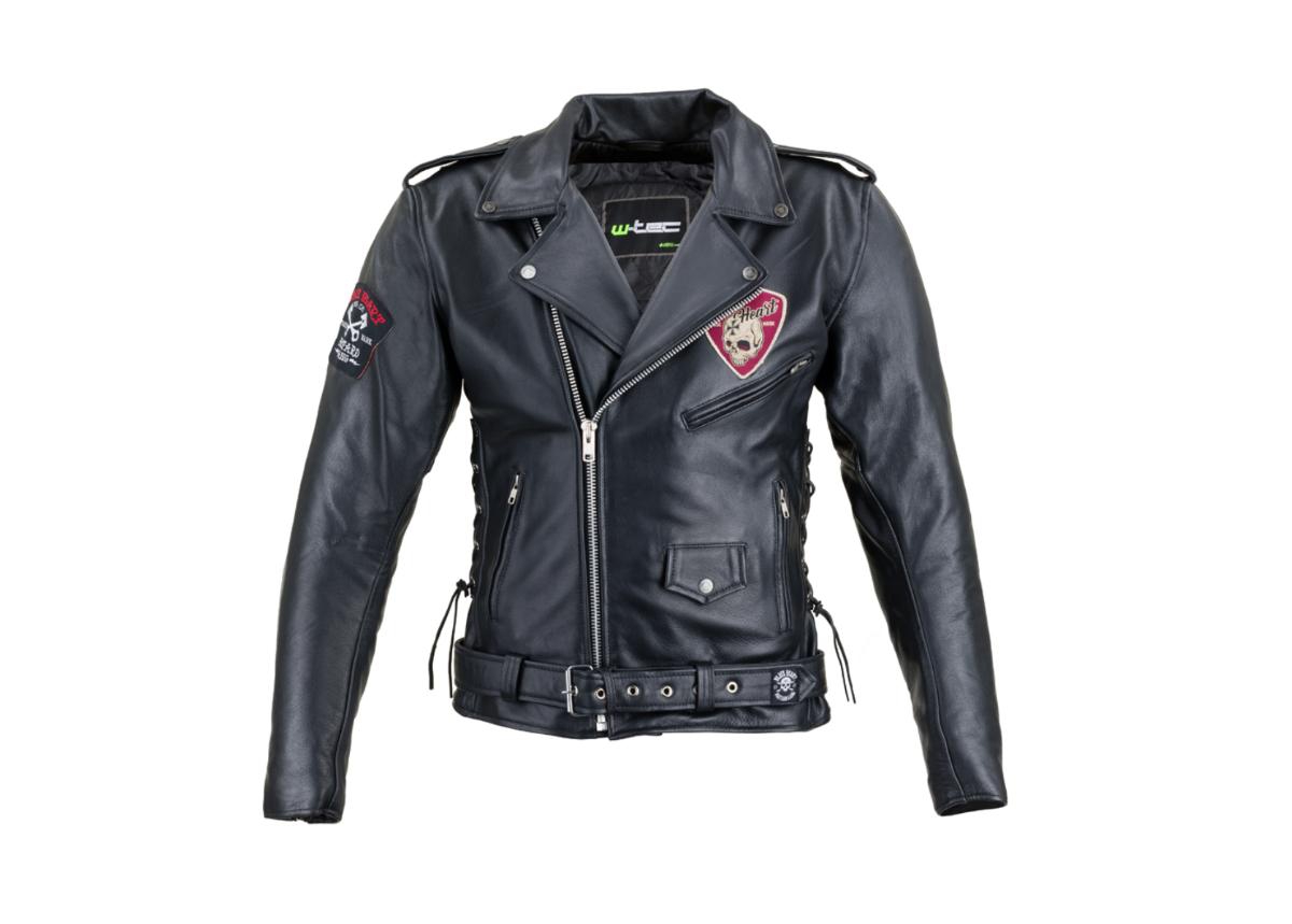 Мужская мотоциклетная куртка кожаная W-TEC Black Heart Perfect увеличить
