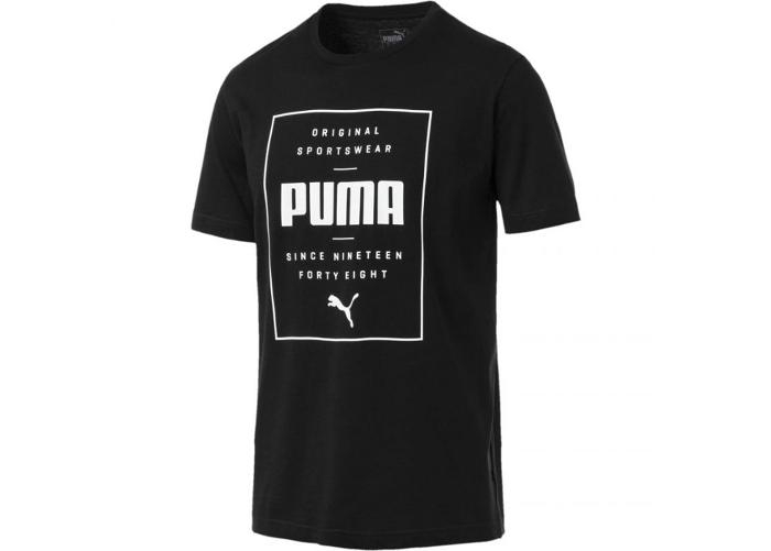Мужская повседневная футболка Puma Box Tee M 854076 01 увеличить