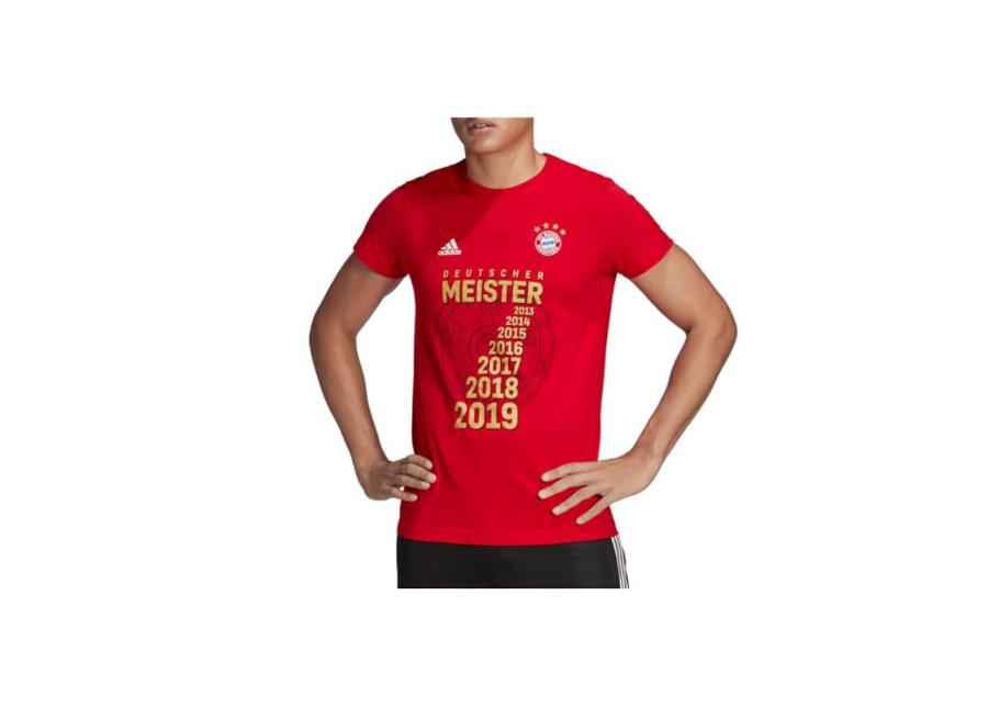 Мужская футболка adidas FC Bayern Meister Tee M GC9993 увеличить