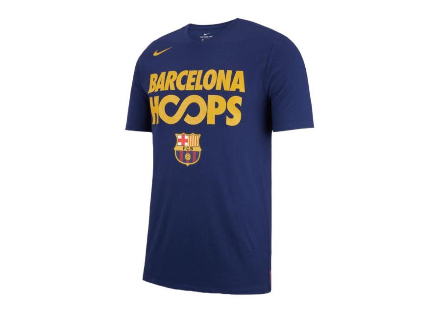 Мужская футболка Nike FC Barcelona Dry Tee Hoops M AA5574-421 увеличить