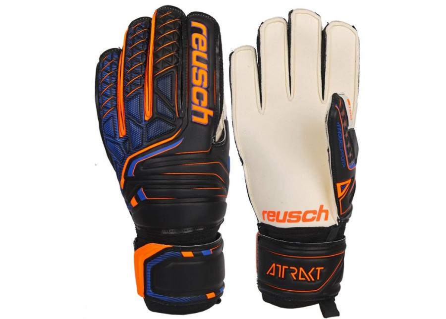 Мужские вратарские перчатки Reusch Attrakt SG Finger Support 50 70 810 7783 увеличить