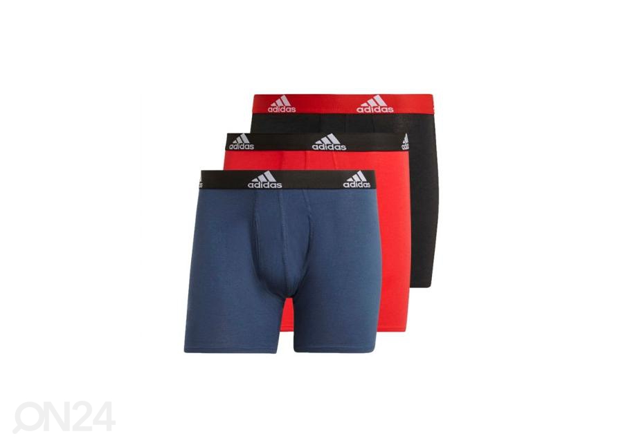 Мужское нижнее белье Adidas Logo Boxer Briefs 3-пары увеличить