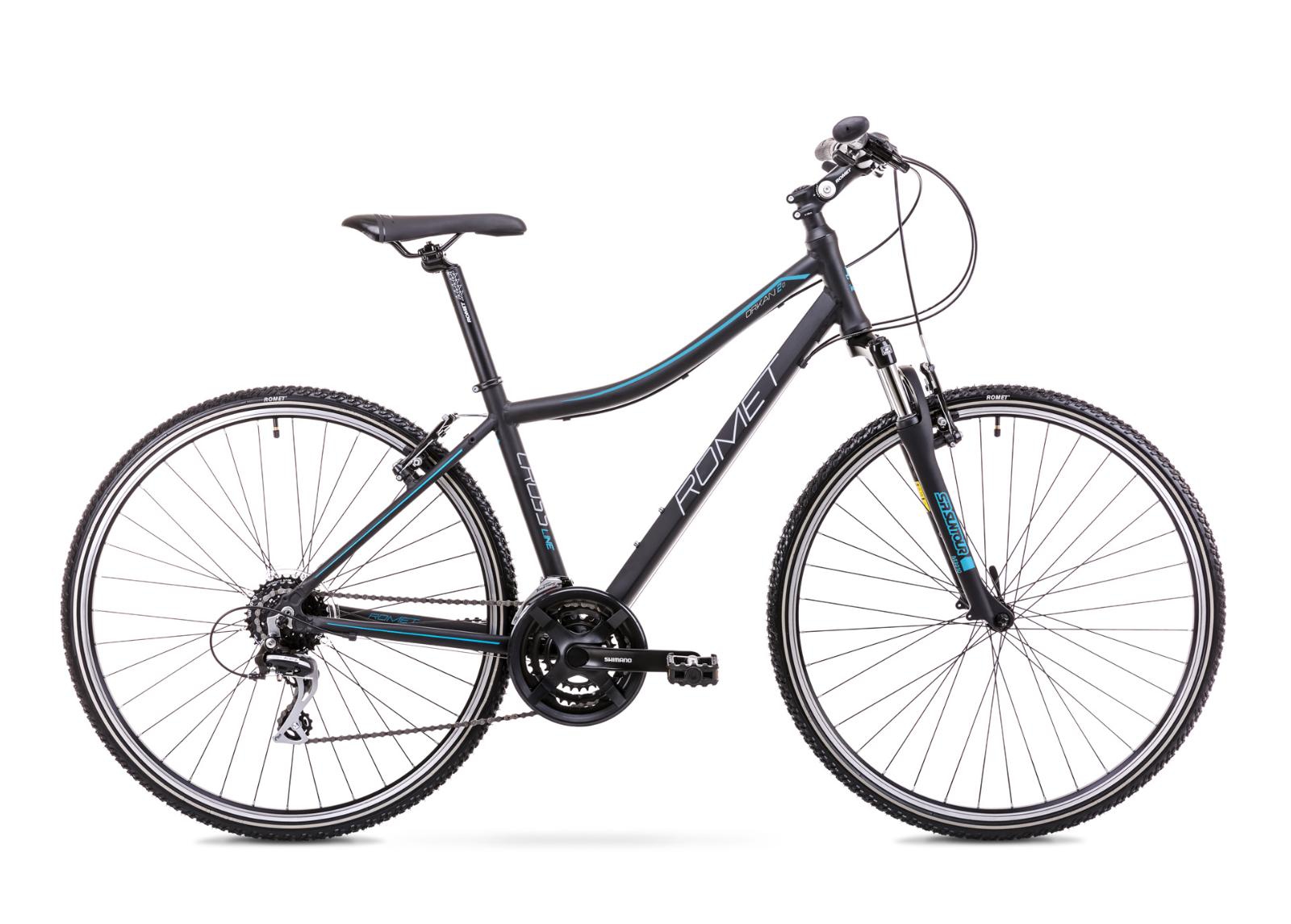 Мужской гибридный велосипед 19 M Rower ROMET ORKAN 2 M черно-синий увеличить