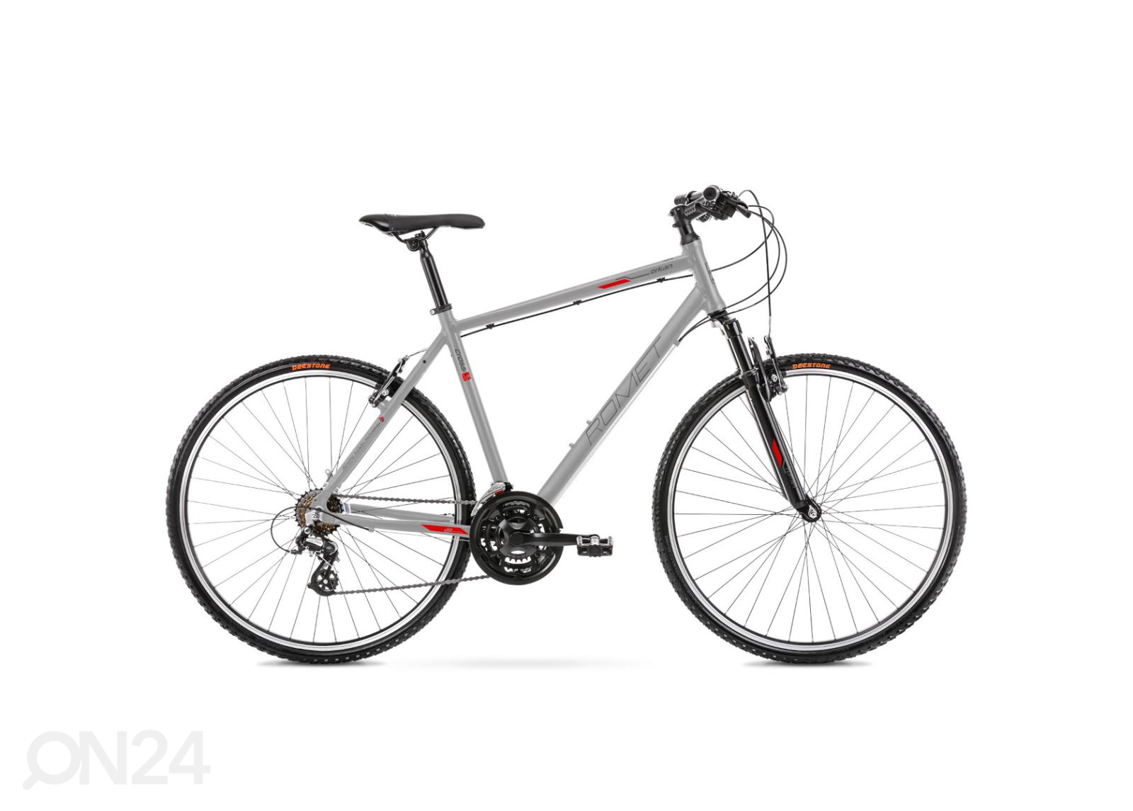 Мужской гибридный велосипед 28 дюймов Romet Orkan M серый - M увеличить