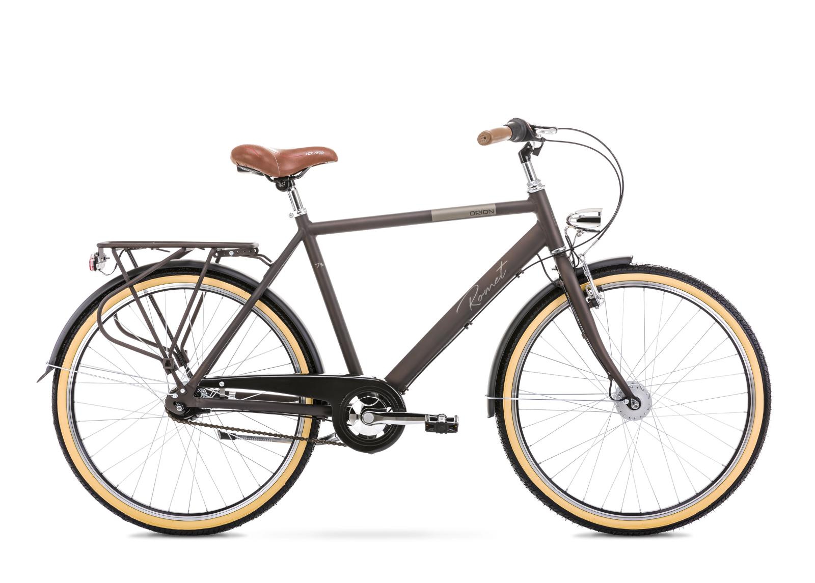 Мужской городской велосипед 20 L ORION 7S коричневый увеличить