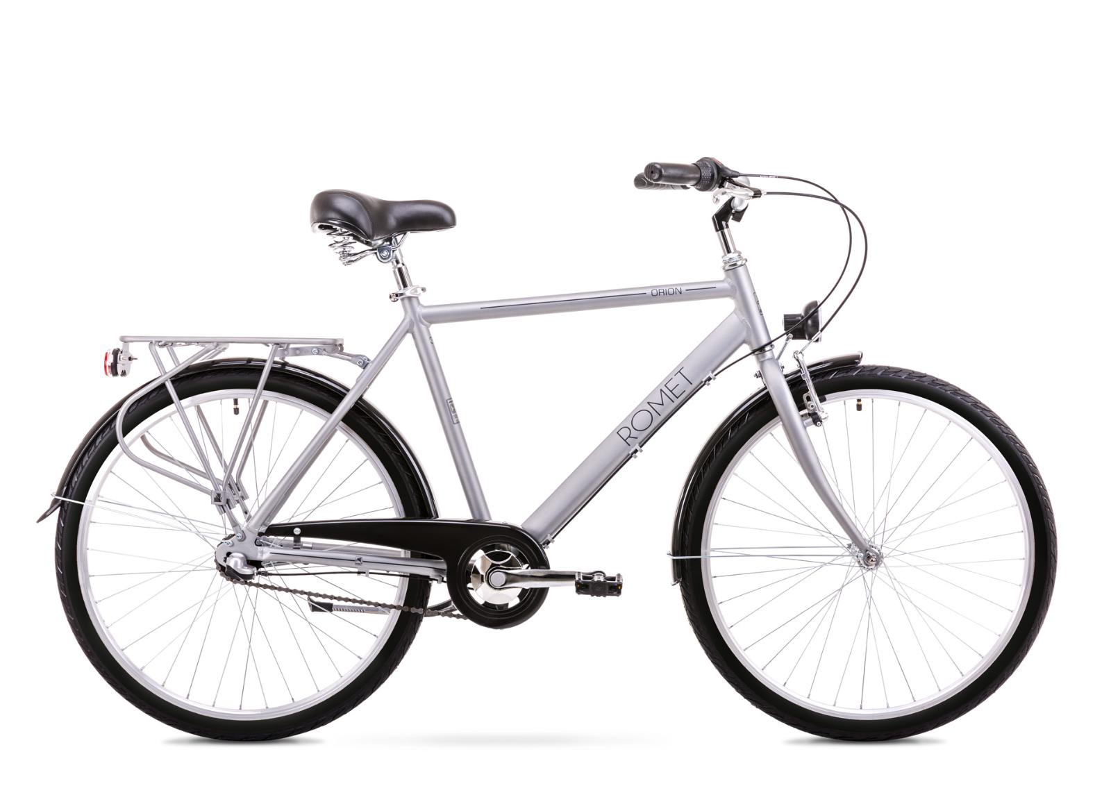 Мужской городской велосипед 20 M Rower ROMET ORION 3S серебристый увеличить