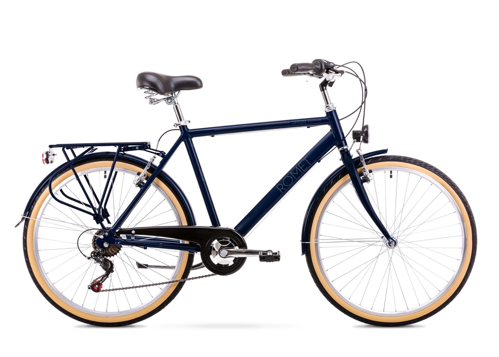 Мужской городской велосипед 20 M Rower ROMET ORION 6S темно синий увеличить