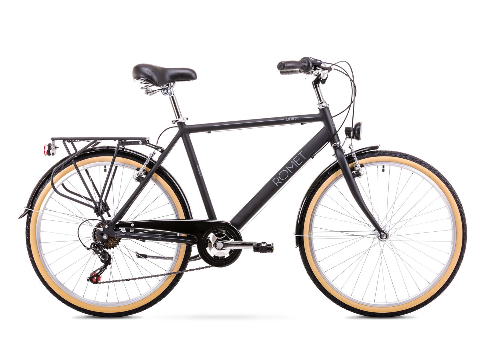 Мужской городской велосипед 20 M Rower ROMET ORION 6S черный увеличить