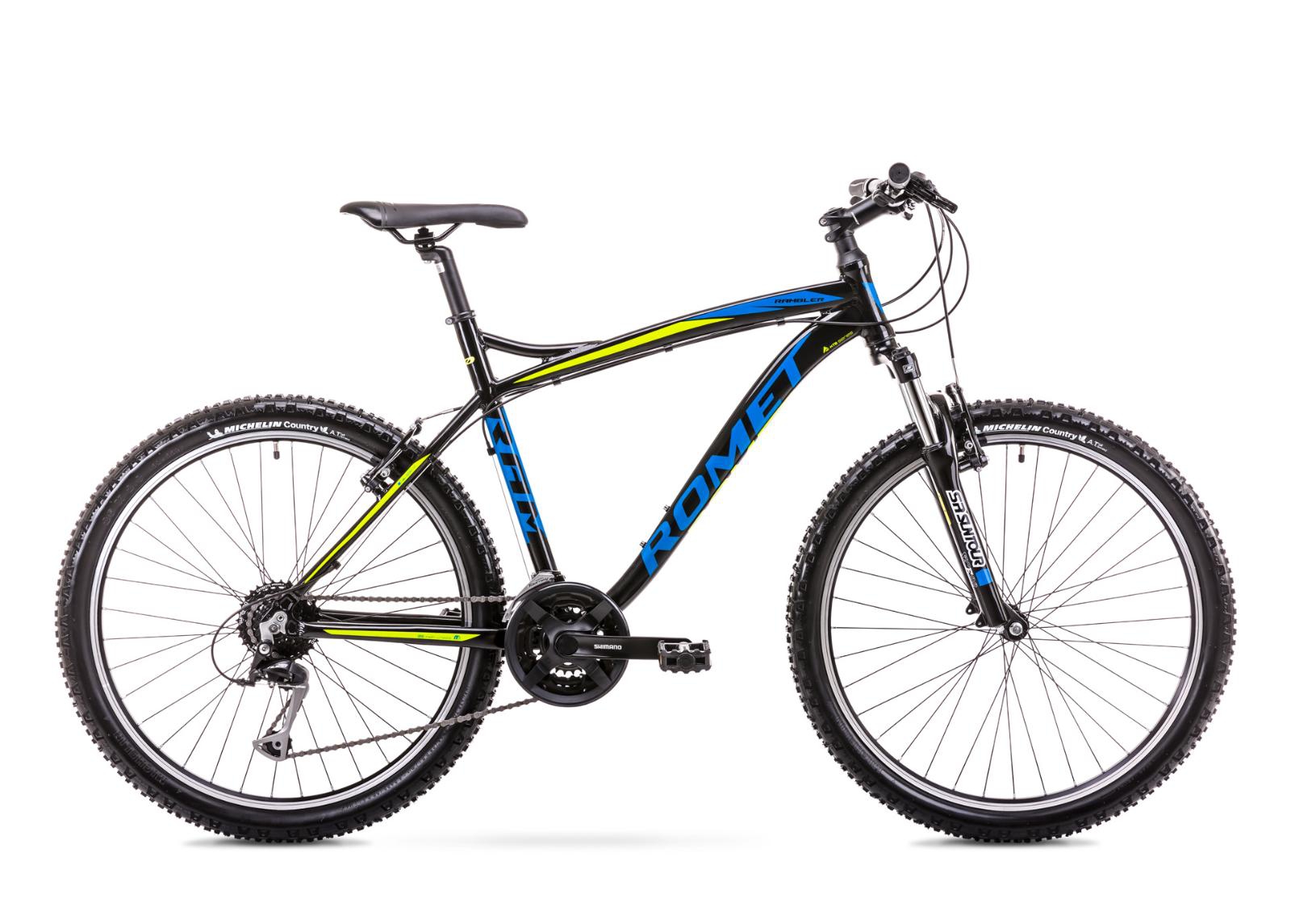 Мужской и молодежный горный велосипед 18 L Rower ROMET RAMBLER FIT 26 черно-синий увеличить