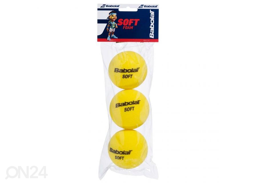 Мячи теннисные мягкие Babolat Soft Foam 3 шт увеличить